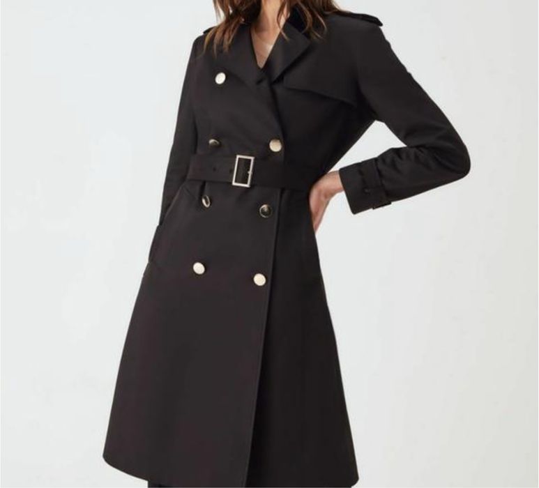 Чорний тренч LUISA WANG xs