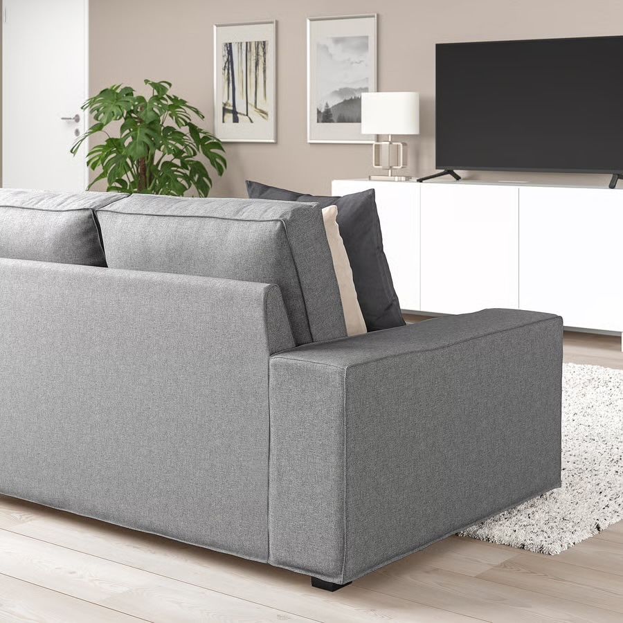 Sofa kanapa trzyosobowa  kivik Ikea nierozkladana  nowe pokrycia