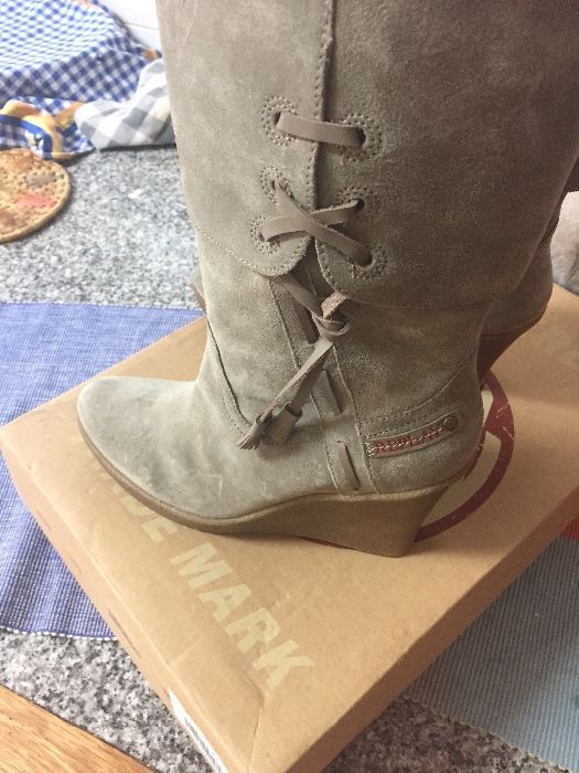 Botas em pele Replay- Novas