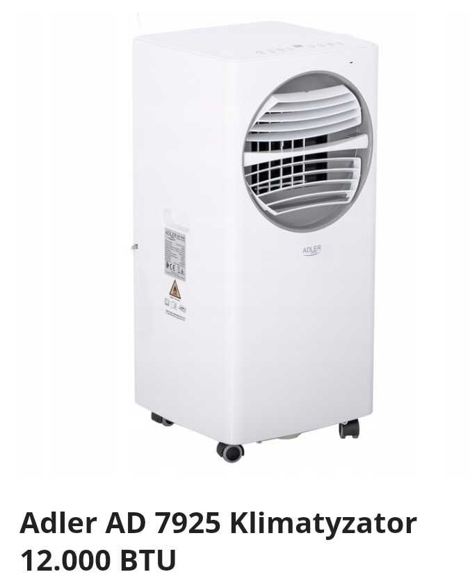 Nowy Klimatyzator przenośny ADLER AD 7925 12.000 BTU