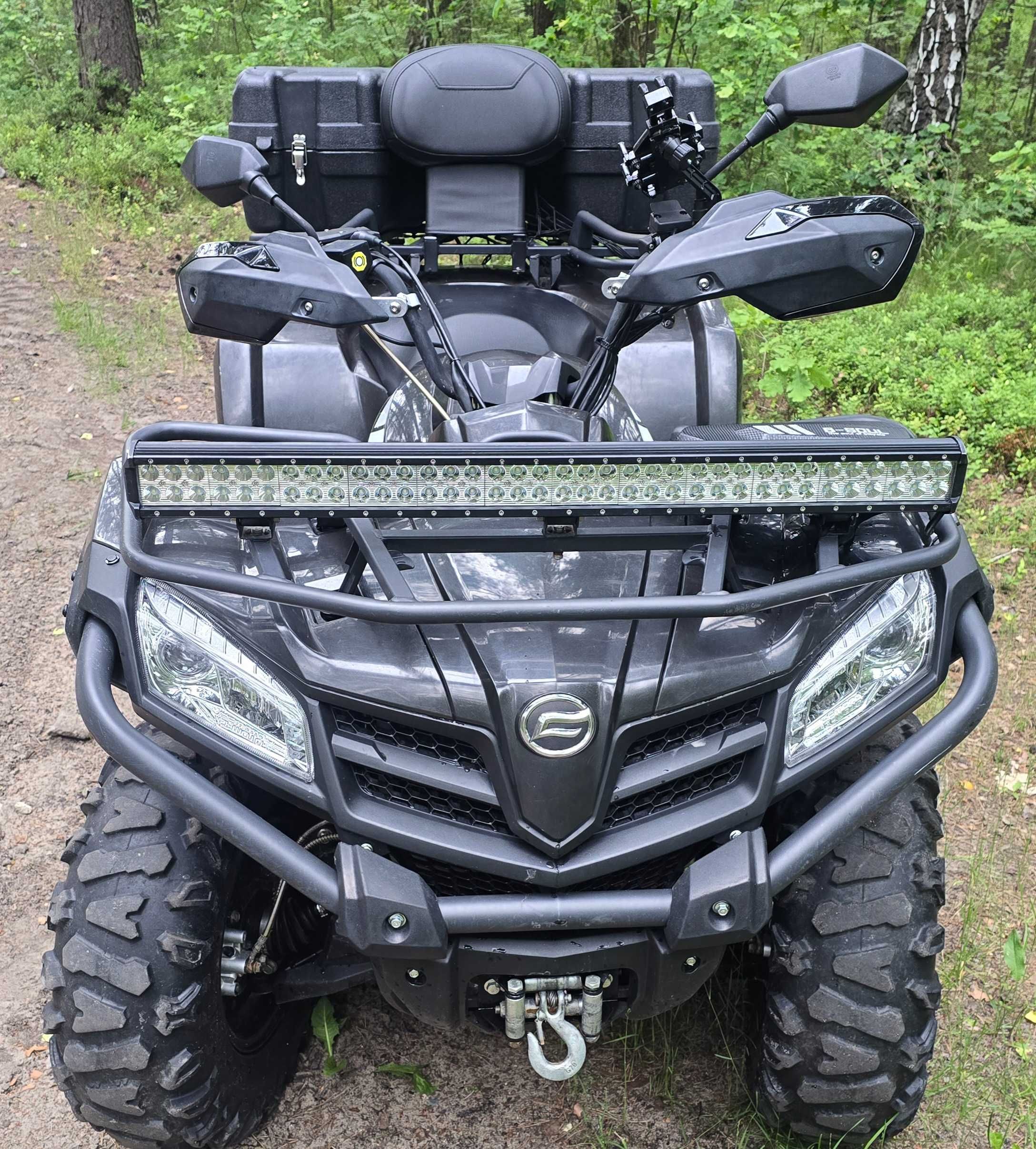 QUAD CF MOTO 520L wspomaganie!! PŁUG!! 2018r.