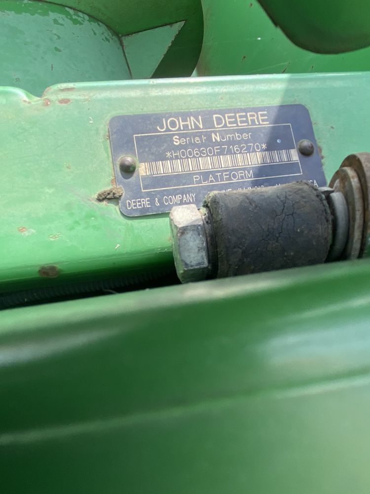 Жатка John Deere 630f гидрофлекс