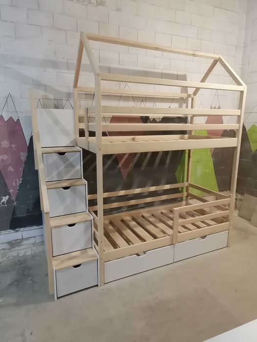 Двоповерхове ліжко будинок двухярусная кровать