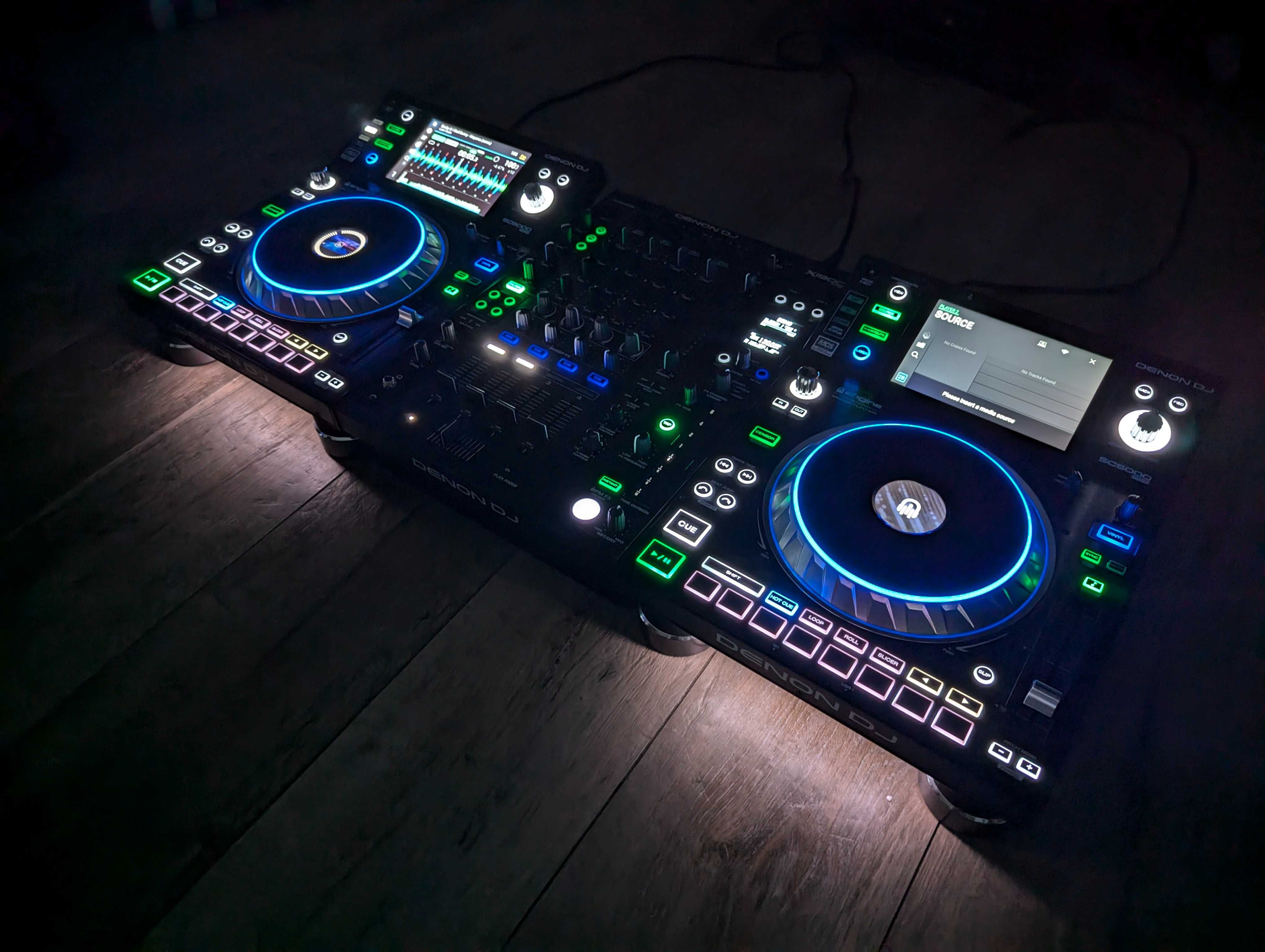 Konsola DJ 2x Denon SC5000 + X1800 mikser nie pioneer cdj GWARANCJA