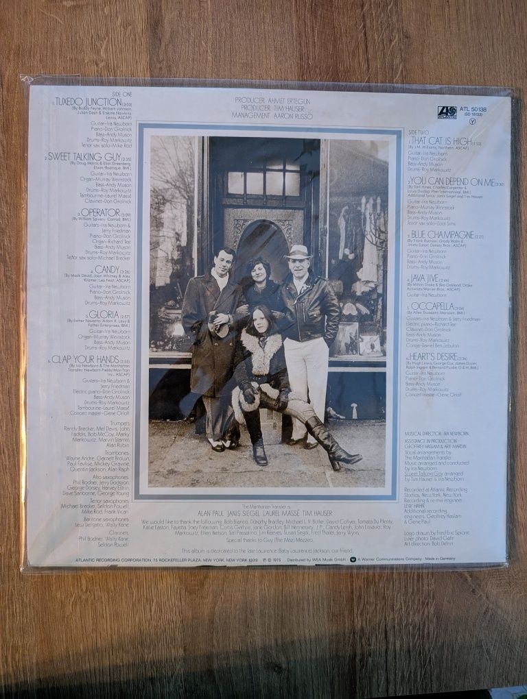 The Manhattan Transfer - The Manhattan Transfer LP 1975 GER EX