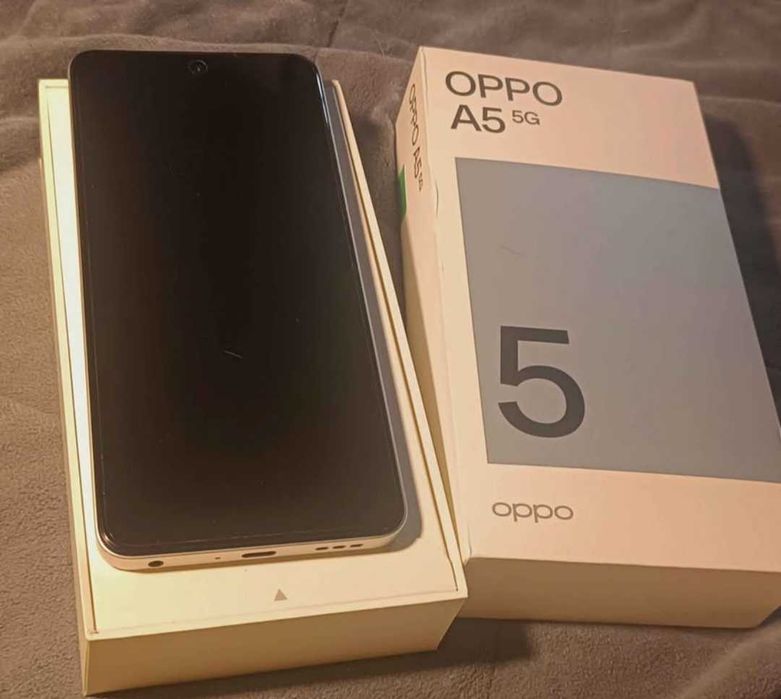 Smartfon OPPO A5 5G • 8 GB RAM • bateria 6000 mAh • stan idealny
