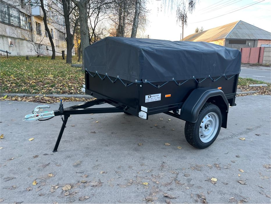 Причіп розміром 1.7 м х 1.3 м х 35 см