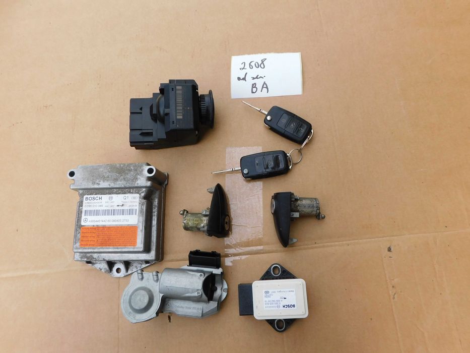 Zestaw startowy stacyjka rygiel kluczyki VW Crafter 2.5 TDI OEM