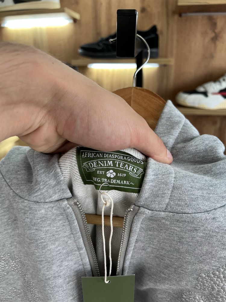 Зіп Худі Denim Tears Grey Zip Up