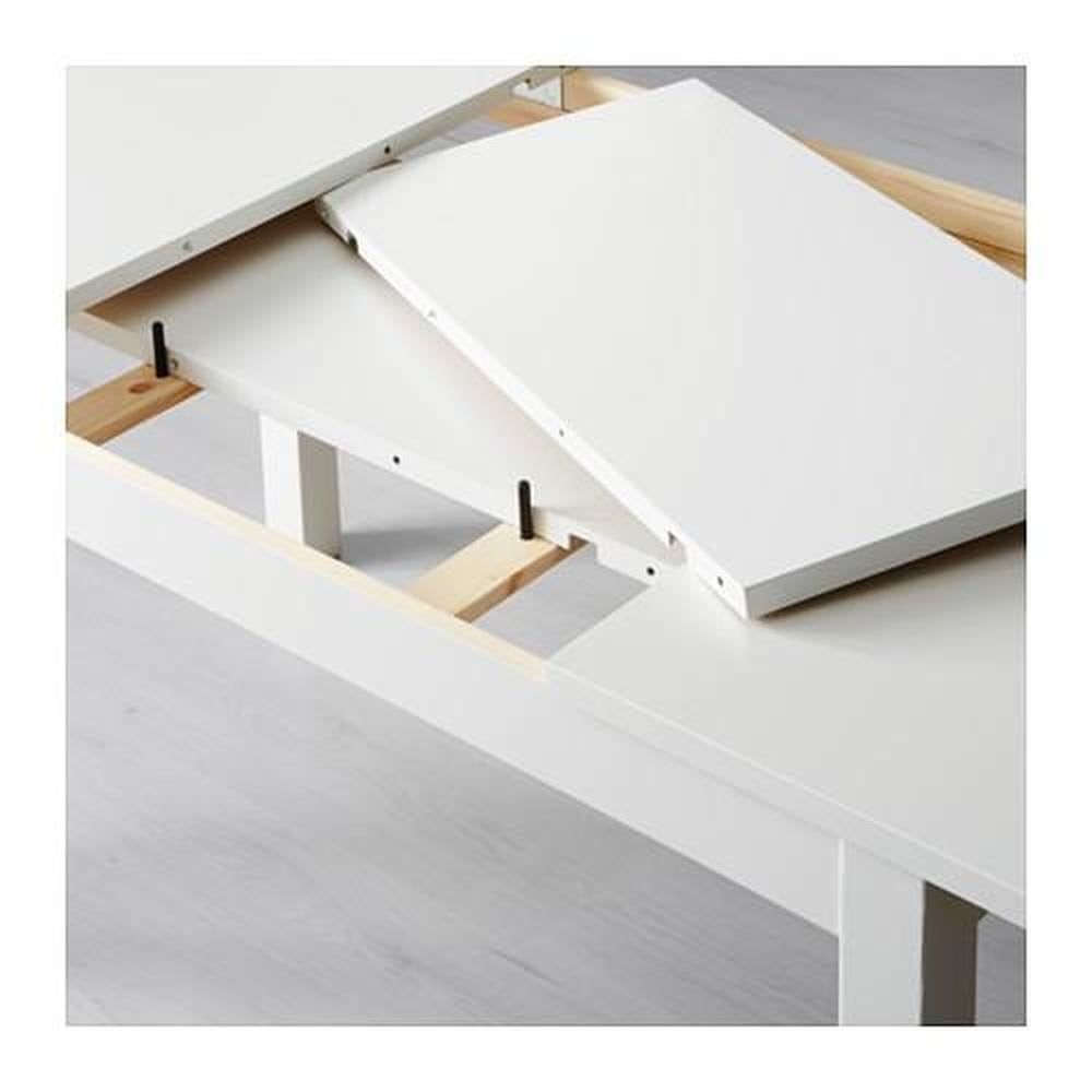 Mesa extensivel Bjursta Ikea branca