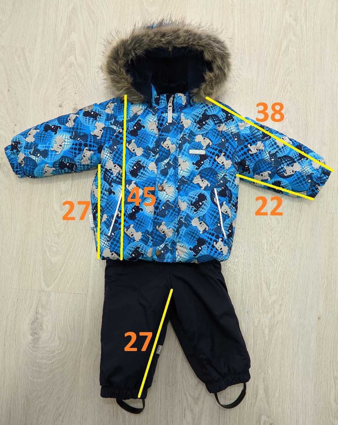 LENNE Zoomy зимний комплект 80см (куртка+полукомбинезон)