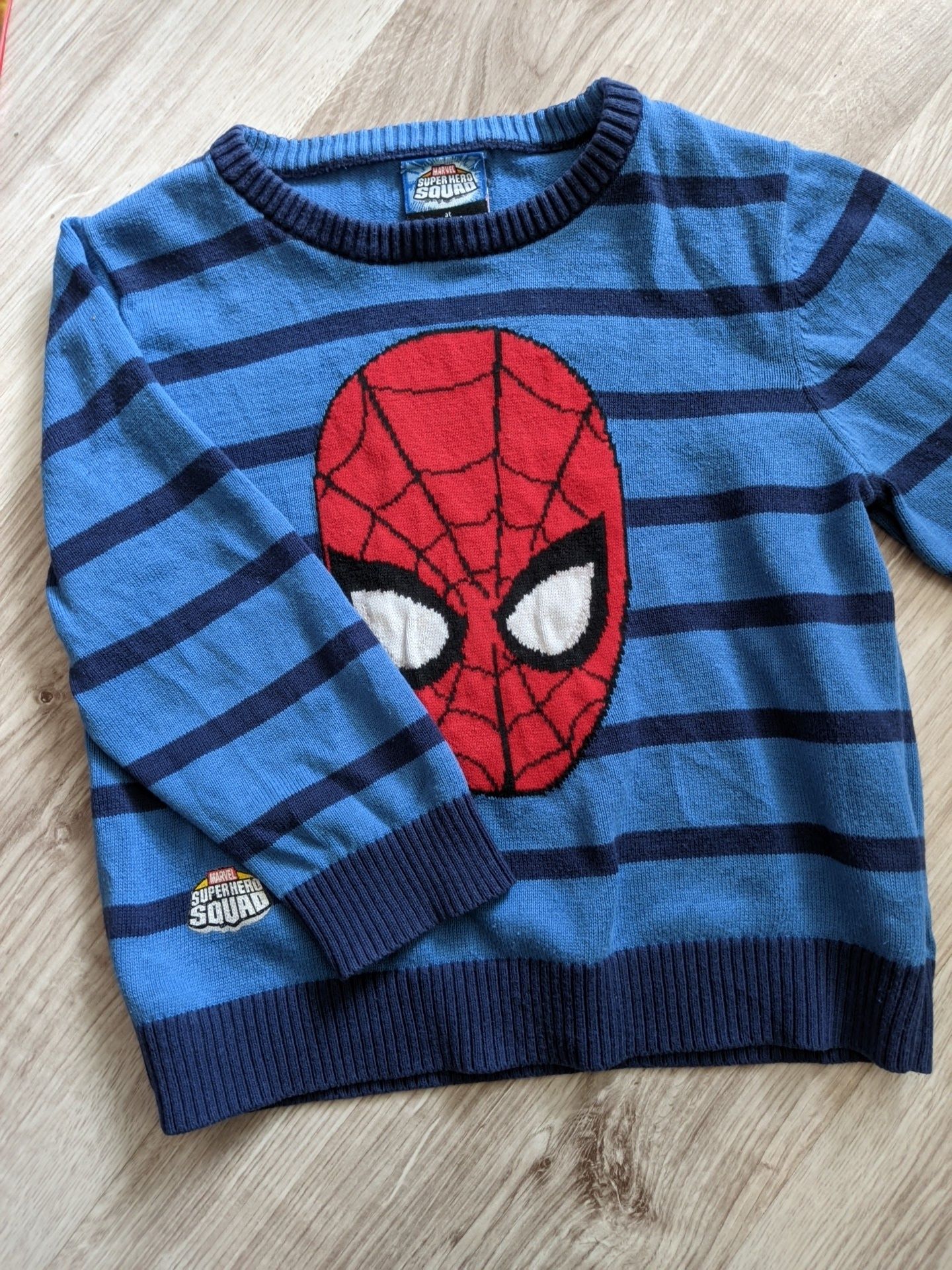 Sweter chłopięcy Marvel Spider-Man rozmiar 92/98