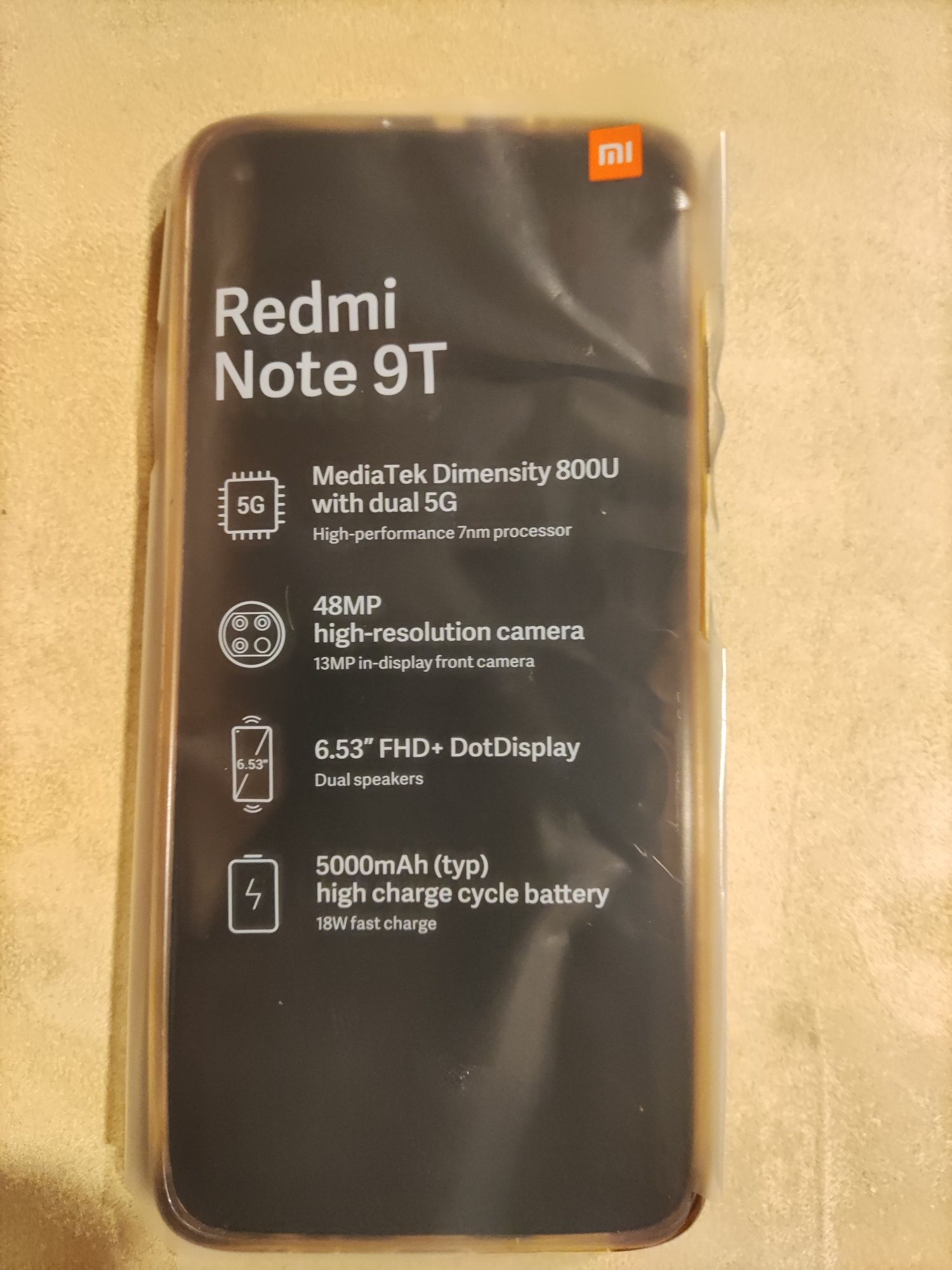 Redmi Note 9T com 5G