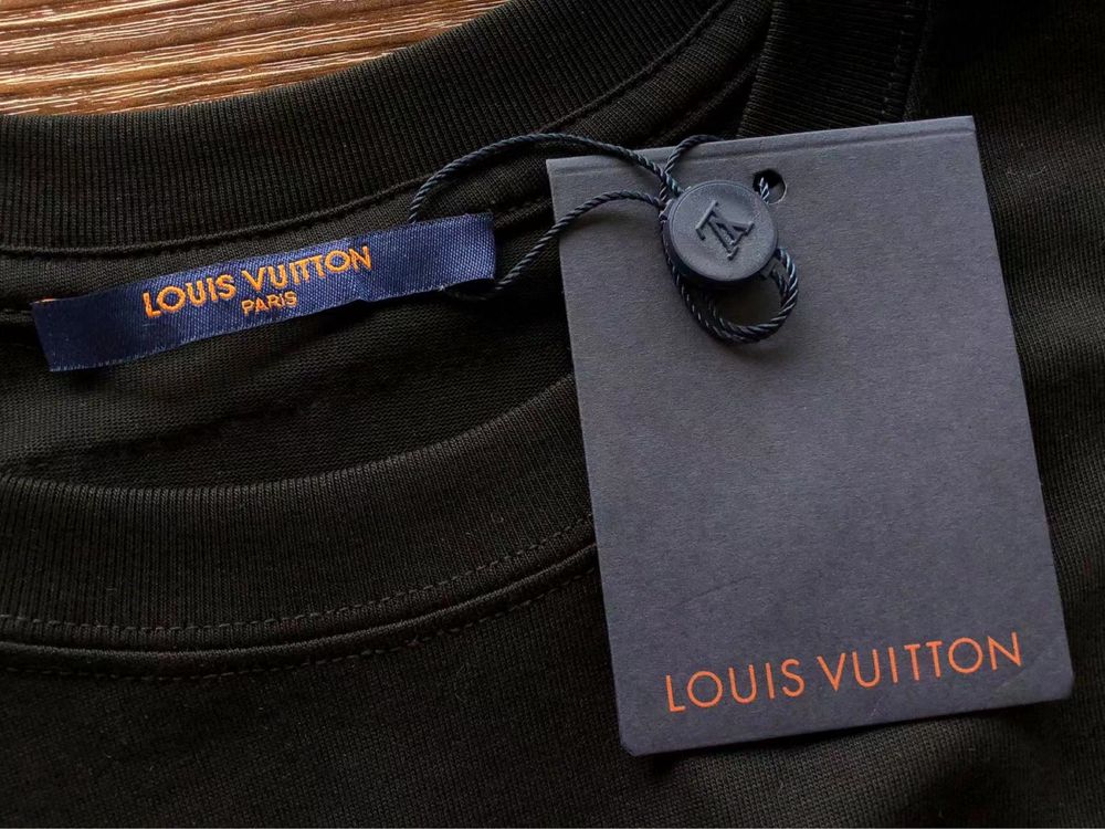 Koszulka Louis Vuitton LV Czarna/Biała