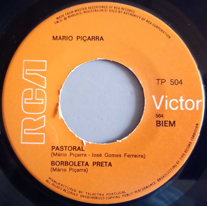 Mário Piçarra	- - - - -	Pastoral	- - - - -	EP