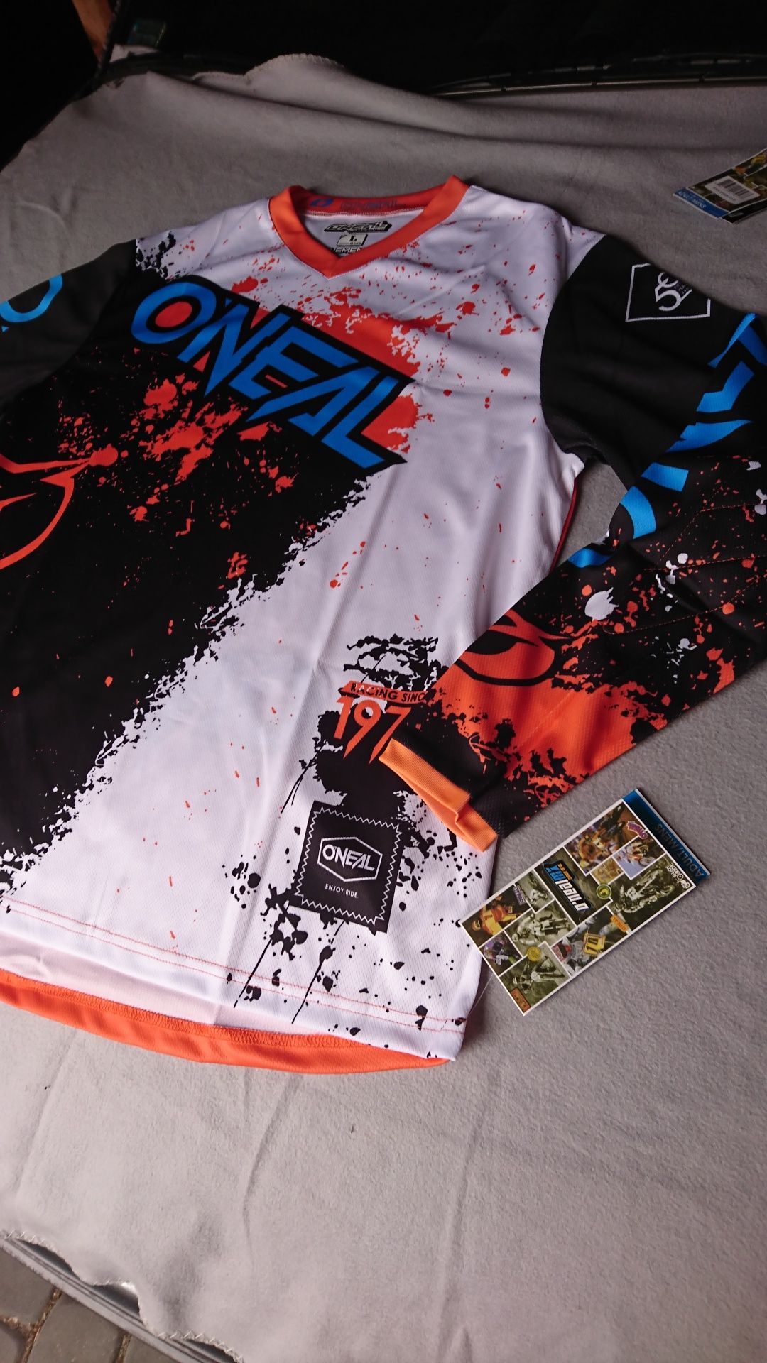 Bluza spodnie strój Oneal Jersey enduro cross kład nowe L/XL 34/36 fox