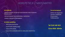 Korepetycje z matematyki z dojazdem