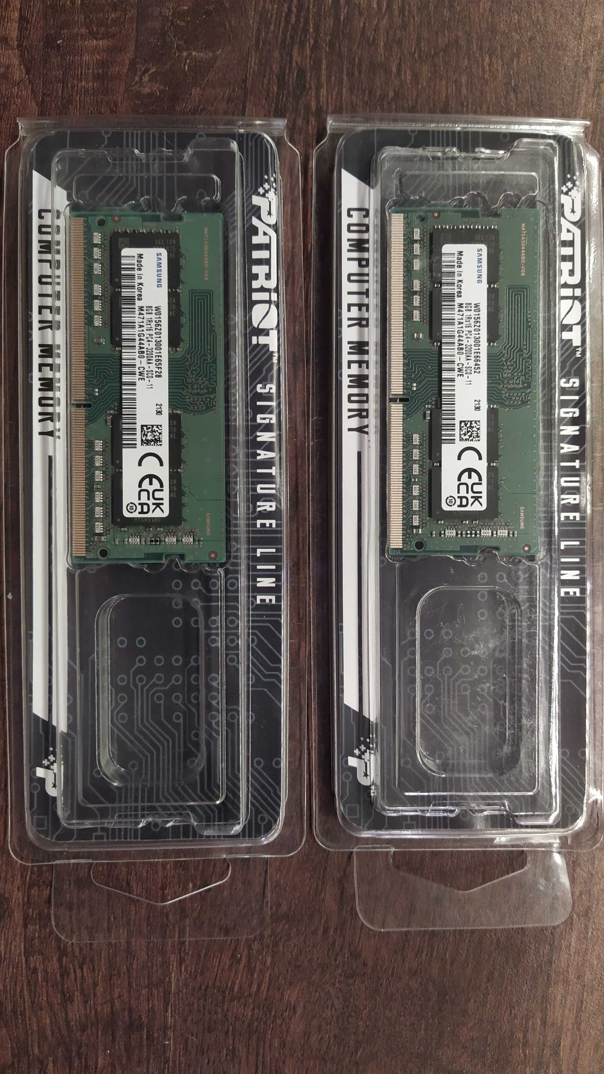 16GB RAM DDR4 Samsung M471A1G44AB0-CWE, 2 moduły po 8GB