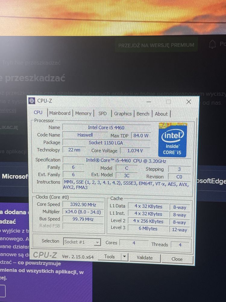 Komputer stacjonarany Intel i5, GeForce GTX750