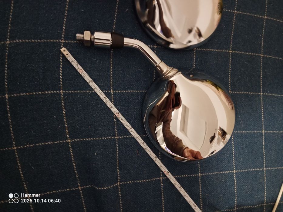 Lusterka vicama chrom.