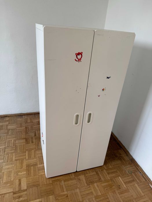 Szafa dziecięca biała, wys. ok.170, używana