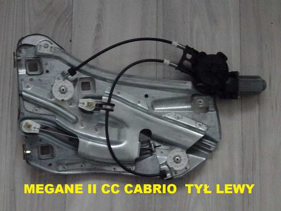 Podnośnik Szyby Renault Megane II 2 CC Cabrio Tył Lewy 02-09 (1b2)