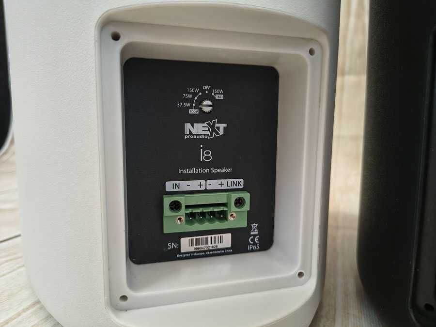 NEXT i8 Mocne Potężne Głośniki 2-Drożne 300W 60-18.000Hz 16Ohm 119dB