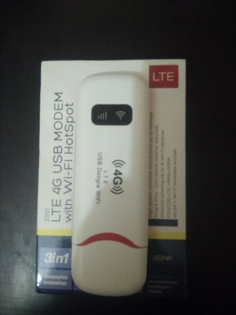 Продам нові 4G LTE Usb WI -FI модем роутер,репітер на сімкарти моб.оп