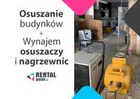 WYNAJEM Osuszaczy powietrza, Nagrzewnic, Osuszanie budynków