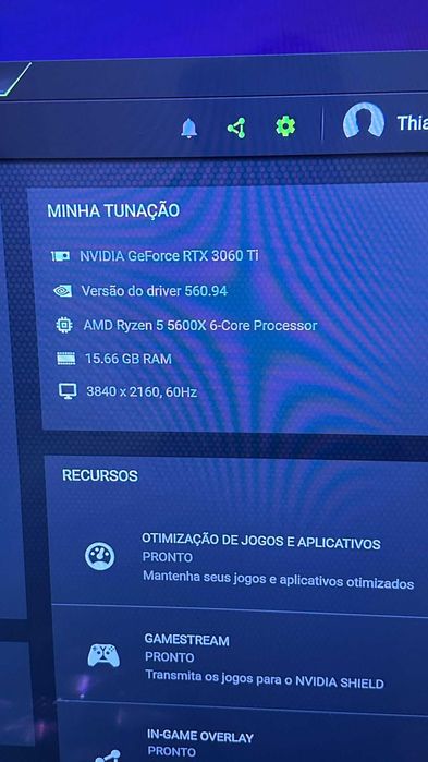 PC Gamer HP OMEN 40L - Ryzen 5 5600, RTX 3060 Ti, 16GB RAM, 512GB SSD