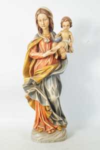 Matka Boska z Dzieciątkiem rzeźba figura polichromia