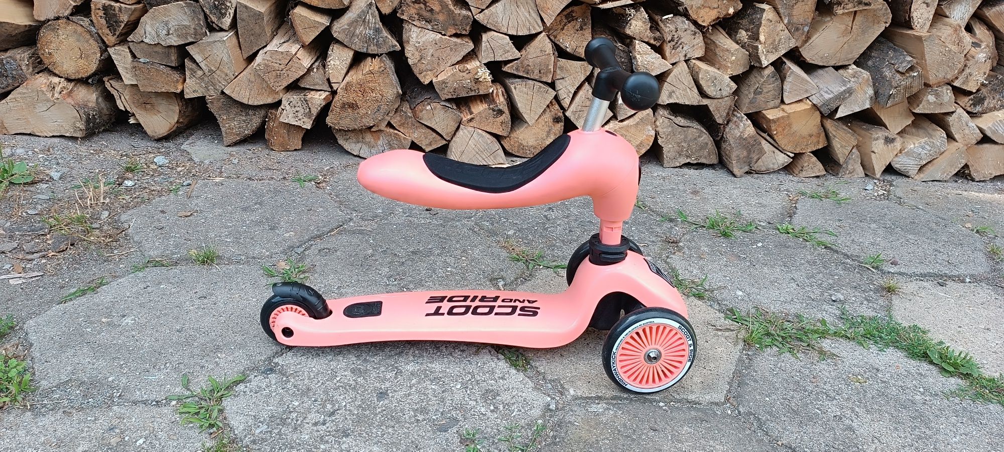 Hulajnoga Scoot and ride brzoskwinia