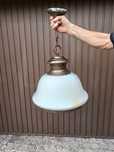 Lampa wisząca miedziana