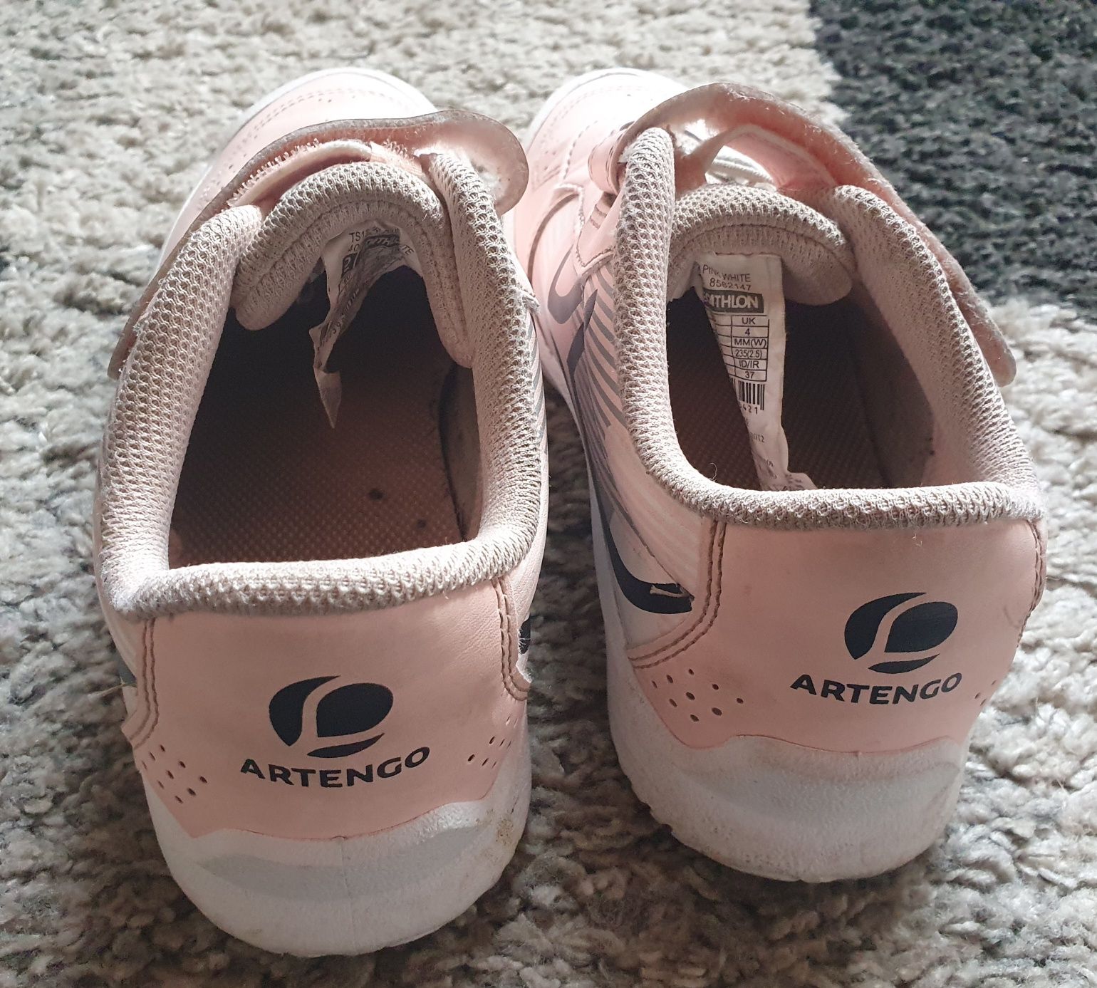 Adidasy dziewczęce Decathlon Pink Artengo rozmiar EUR 37