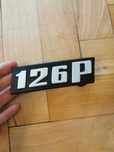 Oryginalny emblemat fiat 126 p