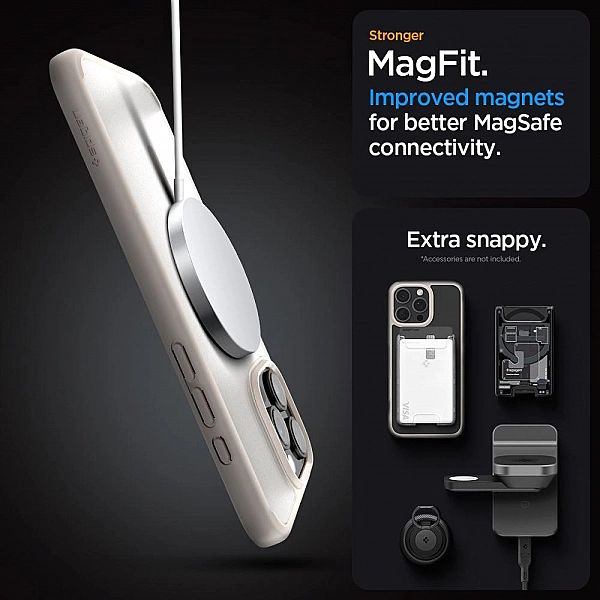 Spigen Ultra Hybrid Mag Magsafe Iphone 16 Pro Max Frost Natural Titani