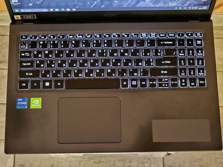 Acer 15.6"/i5 1135G7/MX 450/RAM 12GB/SSD 256GB/батарея 6 годин