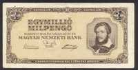 Banknot Wegry 1 Milion Milpengo z 1946 r