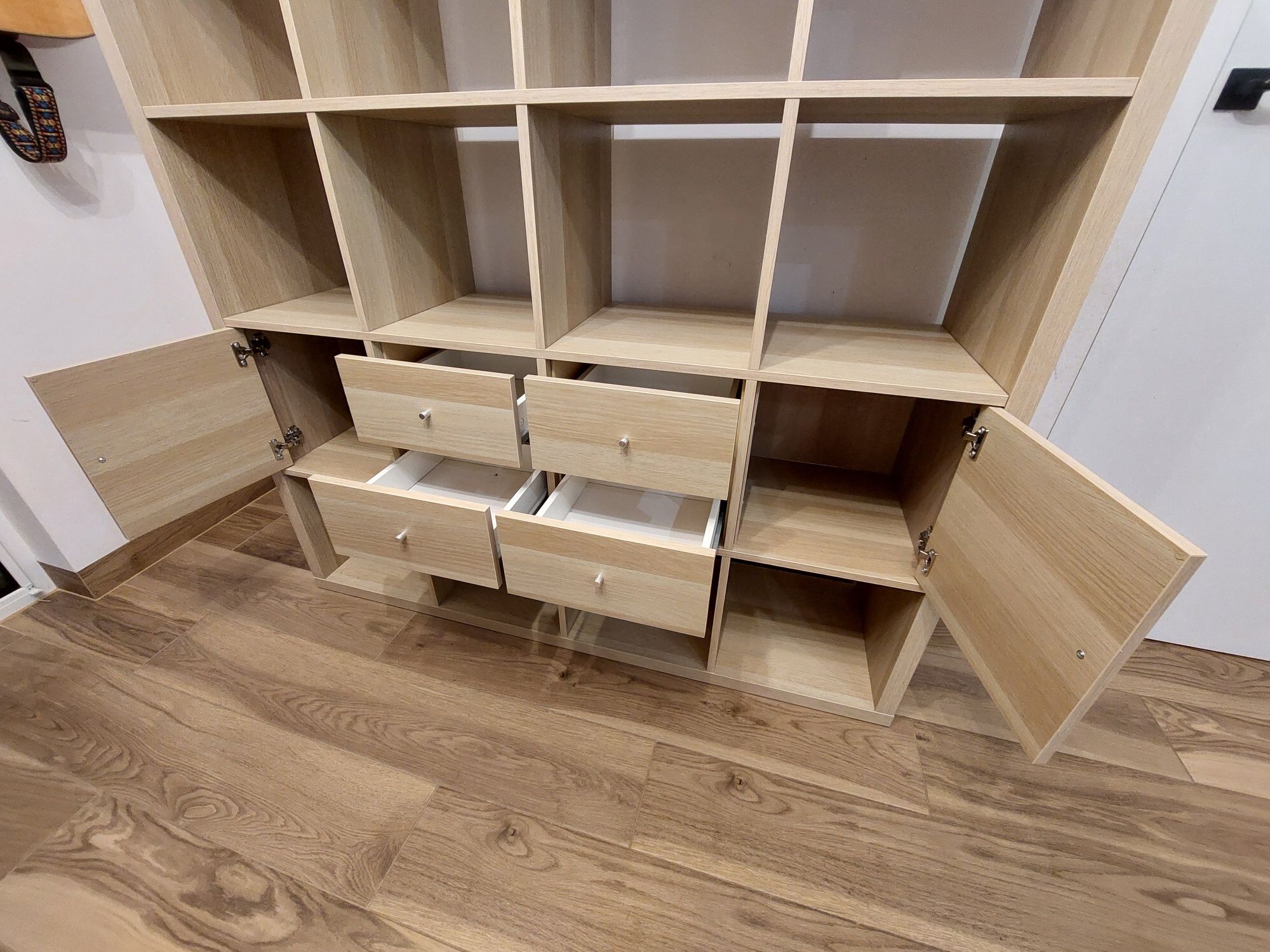 IKEA KALLAX 4x4, imitacja dębu