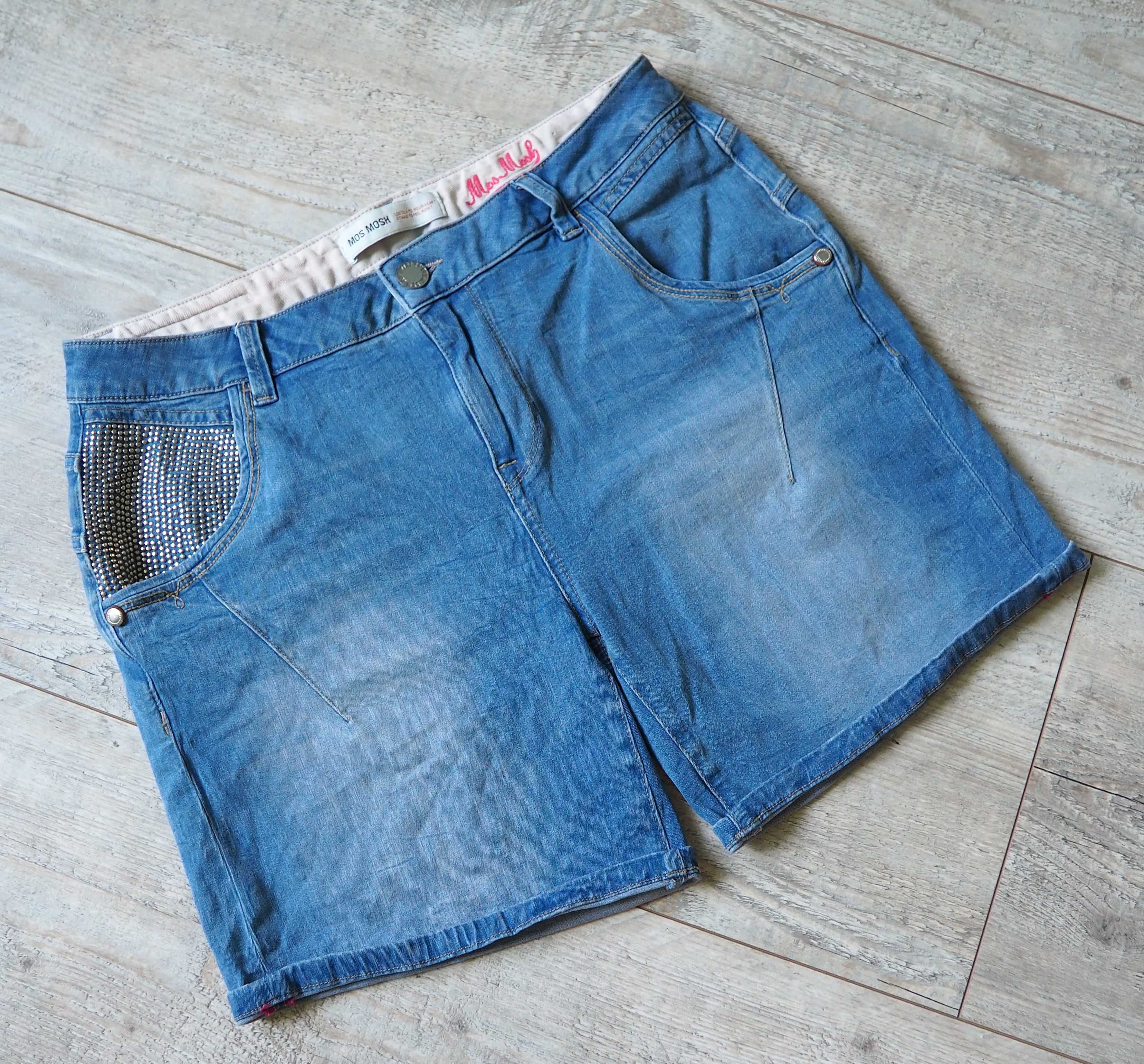 MOS MOSH_Linton Denim Shorts_spodenki damskie jeansowe_rozmiar XL/32