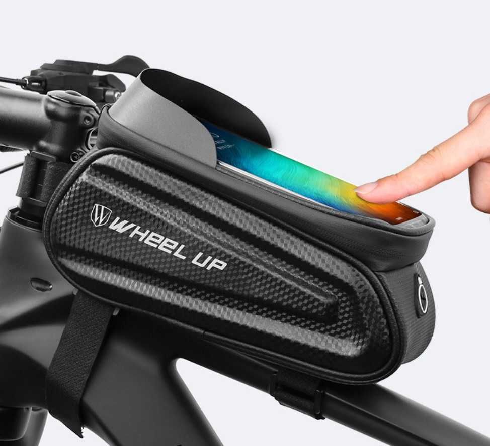 Велосумка для смартфона до 7,5 дюймів на раму, вело сумка для телефона