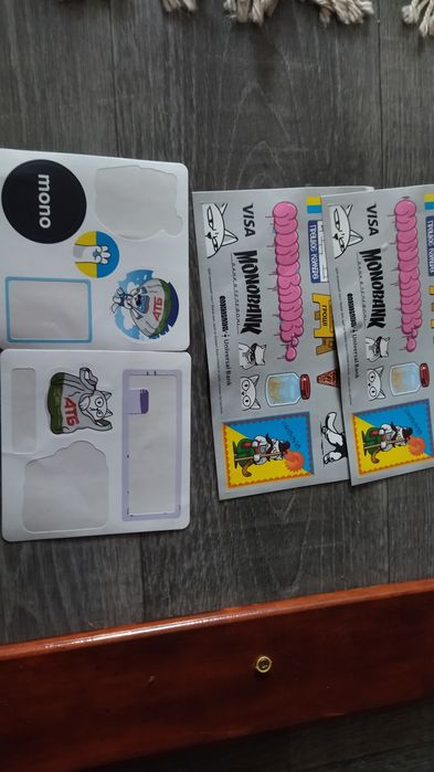 Наклейки Монобанк