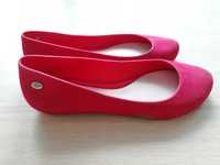 Sapato Melissa vermelho veludo