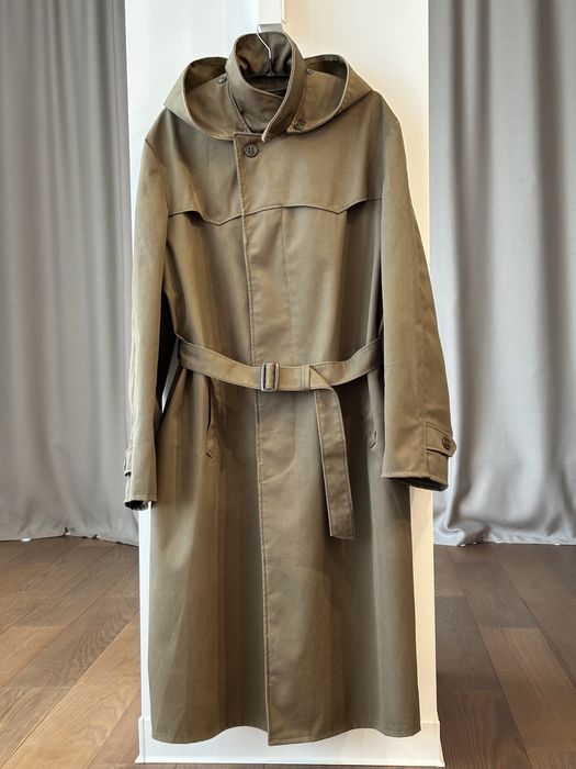 Плащ офіцерський з капюшоном 1975 р. тканина прогумована дощовик тренч