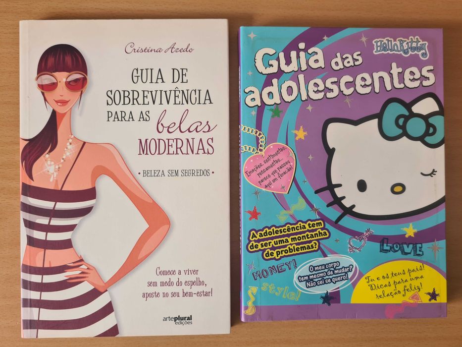 2 livros juvenis "Guia de..." para meninas