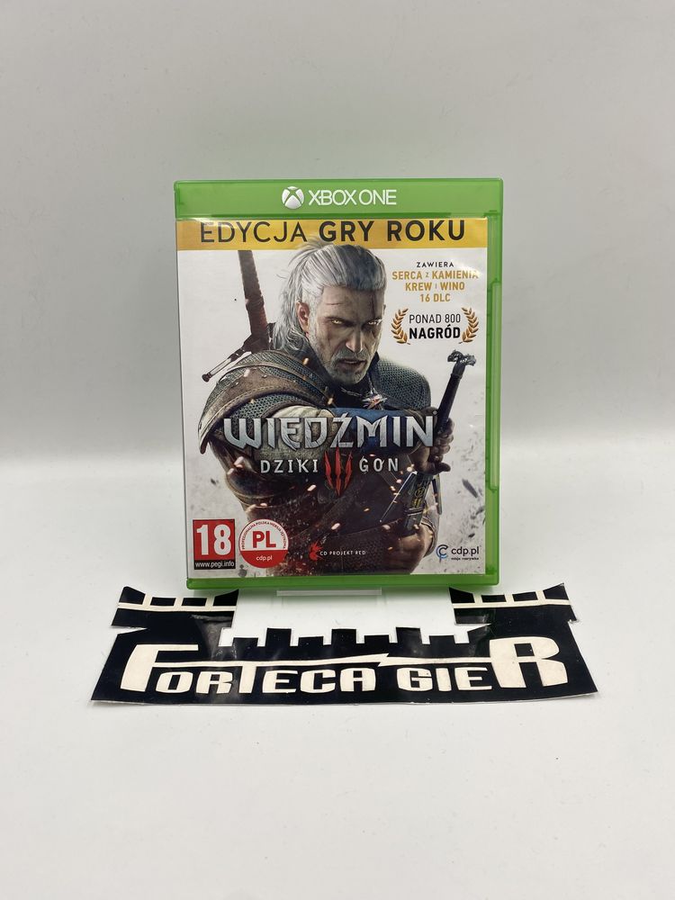 Wiedzmin 3 Edycja Gry Roku Xbox One Gwarancja