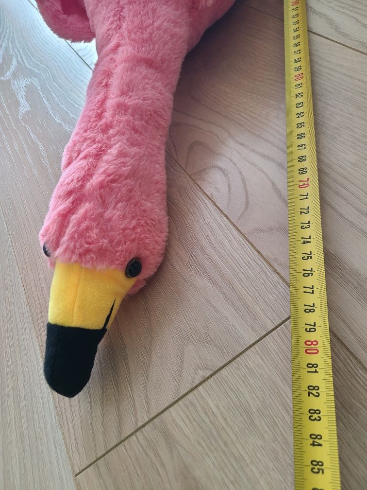 М'яка іграшка "Фламінго" 85 см. Обнімусь не гусь.