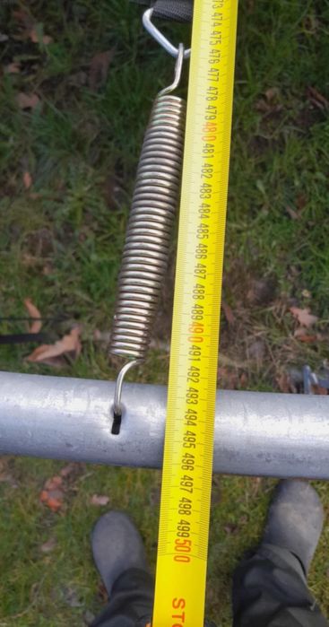 Trampolina ogrodowa 5 m z siatką ochronną wewnątrz - bezpieczna  jumpi