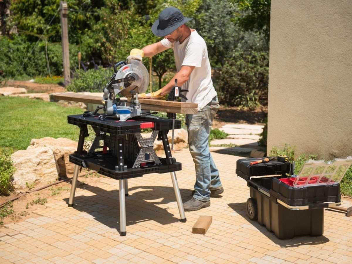 Stół Roboczy Składany Warsztatowy Work Table Solidny +2 Ściski
