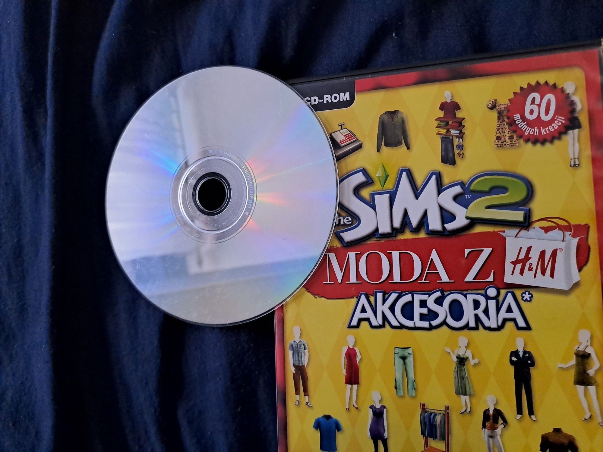 Stara gra The Sims 2 moda z H&M akcesoria dodatek do gier